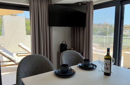 Lagonissi Apartment | CasaMare Lagonisi Luxury rooftop studio apartment with Sea and Mountain View