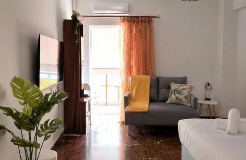 Attiki Apartment | Central Athens Home by Rod, 2BR for 5, Near 2 Metro Stations