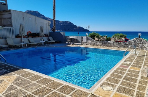 Plakias Hotel | Charming 2-bedroom hotel in serene Agios Vasileios with AC, WiFi