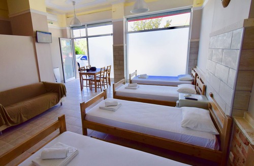 Stavroupoli Condo | Comfort room on the sidewalk