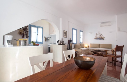 Agia Paraskevi Villa | Daphne | Cycladic Three-Bedroom Villa with Private Pool and Sea View