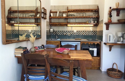 Skopelos Town Cottage | Del & Sol 1 seaside semi detached cottages.