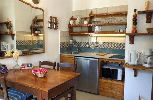 Skopelos Town Cottage | Del & Sol 1 seaside semi detached cottages.