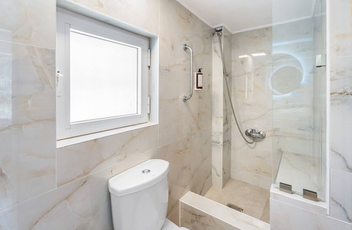 Agios Gordios Apartment | Doliva Anthi Apartment with Private Hot Tub, Mountain View, Wi-Fi, and Air Conditioning