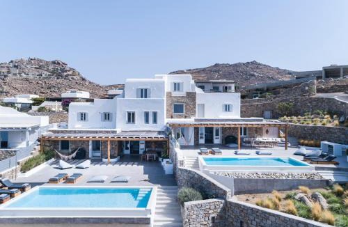 Kalafatis Villa | Dream View Villa, 2 min walk to the beach, by Red Windmill Villas
