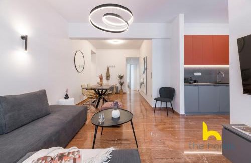 Kallithea Apartment | Elegant 3BR Residence - Whirlpool & Luxe Comfort