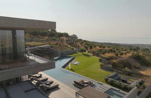 Rethymno Villa | Esse Villa, a Linear Sea-View Wellness Retreat