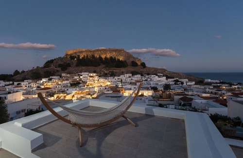 Lindos Villa | Exclusive Villa Qupi in the center of Lindos separate staff accommodation