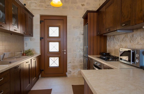 Kato Valsamonero Villa | Faethon, eco stone villa with private pool and sea view