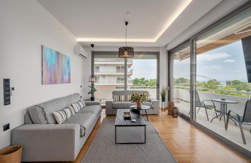 Palaio Faliro Apartment | Faliro Blue - Seafront 3BR Apartment - Palaio Faliro