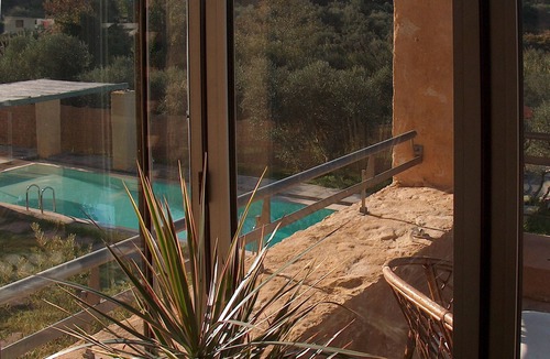 Agia Villa | Family friendly 350meters from beach private heated pool panoramic views.