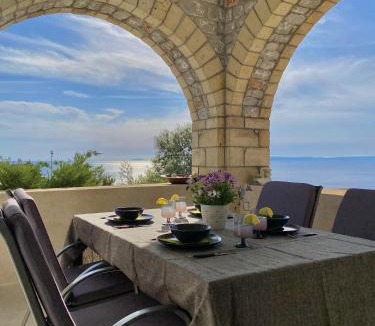 Lefktro House | Horizon Villa Mani - Seaview Family Home