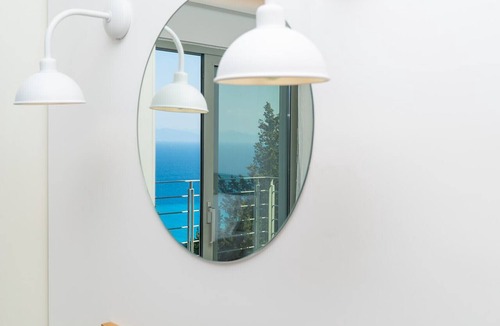 Lefkada Villa | Ionion Theasis Villa, endless sea view, private pool & Jacuzzi