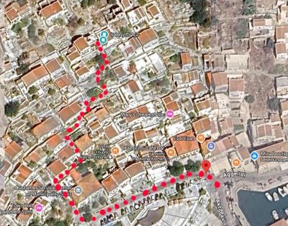 Symi House | kalosymi house, traditionelles haus mit hafenblick