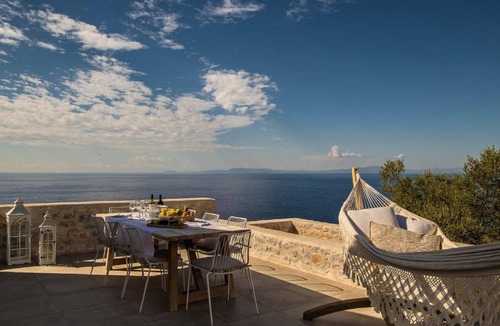 Areopoli Apartment | Lunarae Suite, Divine Sea Views, Furnished Terrace, Shared Pool, Gym and Home.