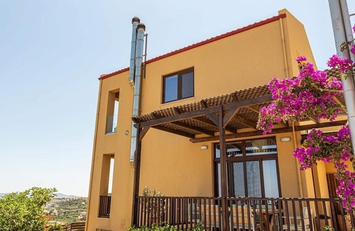 Platanias Town Apartment | Luxurious Penthouse Apartment, Large Balcony with Panoramic Sea Views - 850m from Platanias Beach!