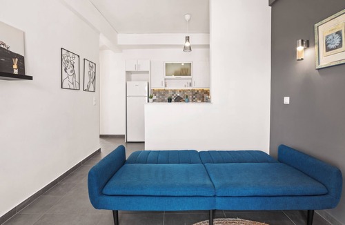 Piraeus Apartment | Luxury 2BR Penthouse Marina & Sea Views