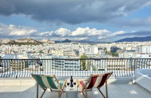 Kallithea Apartment | Luxury Penthouse 360 Acropolis and Athens Views