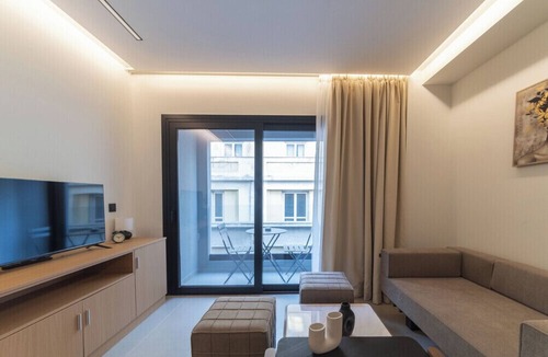 Piraeus Apartment | Magnificent Stay at AKVA Studio with Balcony