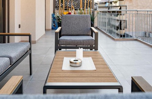 Pasalimani Apartment | Modern 2BR Apartment with Huge Private Terrace near Zea Marina