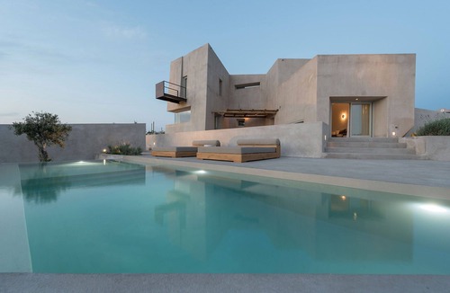 Santorini Villa | My Rental Homes - Thera King with 3 private pools and fantastic view over the sea