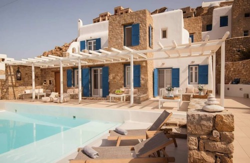 Agios Stefanos Apartment | Mykonos Villa for 8 with Pool