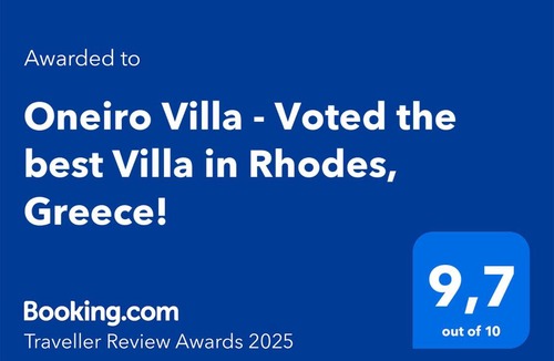 Prassonissi Villa | Oneiro Villa - Voted the best Villa in Rhodes, Greece!