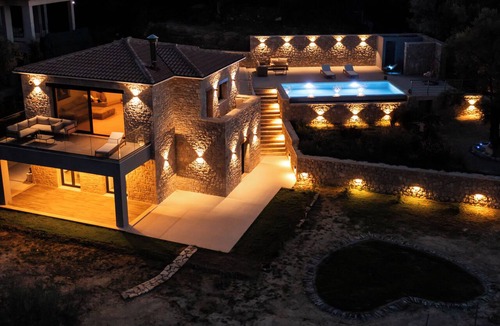 Lefkada Villa | Orraon Luxury Villa Unique panoramic view with infinity pool- 3 km from Lefkas