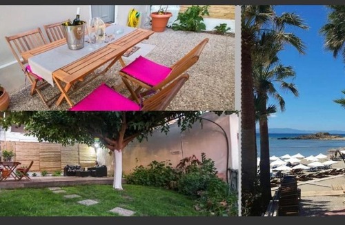 Arcoudi House | Philoxenia! Beachfront House with Garden on the Sand