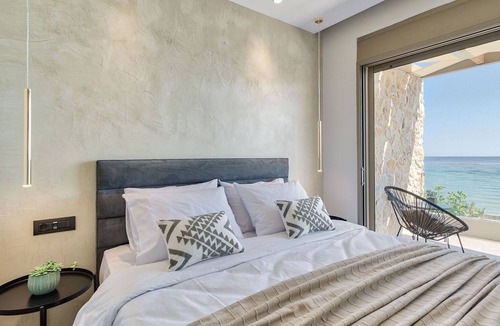 Psarou Villa | R 896 Villa with Private Pool and Sea view BBQ Area