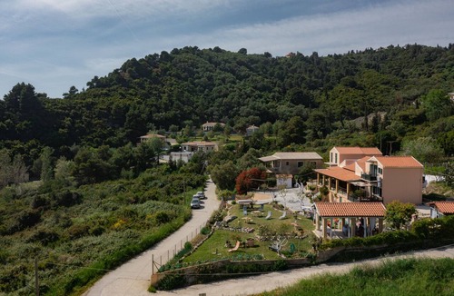 Sinarades Apartment | Rainbow An Apartment, Pelekas Beach, 40 meters from the sea