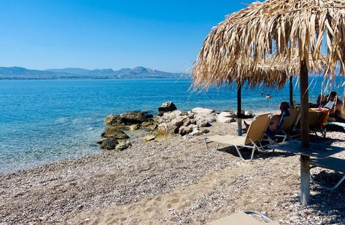 Loutraki-Agioi Theodoroi Apartment | Relax studio by the sea