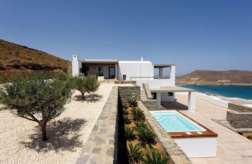 Piso Livadi Villa | Rising Moon Villa with Sea View & Mini Pool near Naousa