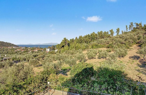 Chalkidiki Region Apartment | Room 'Orama 18' with Sea View, Wi-Fi and Air Conditioning