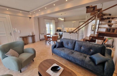 Gefira Mpania Villa | Seaside Luxury Villa Maisonette 130sqm, Makineia, 15' Nafpaktos