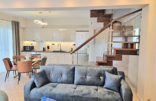 Gefira Mpania Villa | Seaside Luxury Villa Maisonette 130sqm, Makineia, 15' Nafpaktos