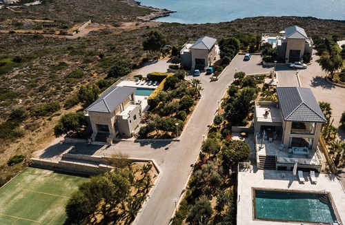 Tersanas Villa | Sea front luxury villa with sea and mountain views