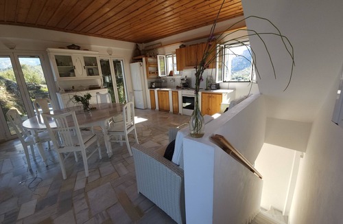 Egira House | Sea-view house with 360° rooftop in an olive grove — 2 hrs from Athens