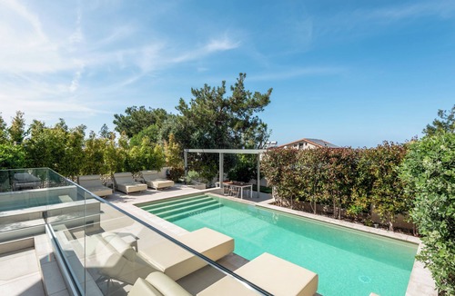 Akrotiri Villa | Sea view villa with Piano by Chania Living Stories