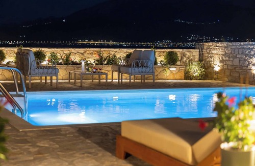 Platanitis Villa | Seafront Villa Ciel with Private Pool in Nafpaktos