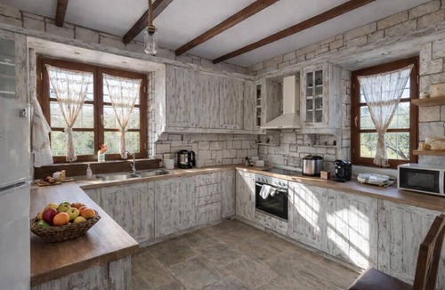 Pella Region Villa | Stone Villa Monolia with Sea View
