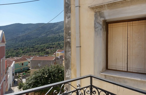 Symi Apartment | Studio '10' with Private Balcony, Kitchenette, Wi-Fi and Air Conditioning