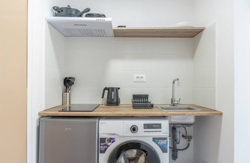 Symi Apartment | Studio '11' with Private Balcony, Kitchenette, Wi-Fi and Air Conditioning