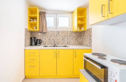 Stegna Apartment | Studio Apartment 'Solymar Prive Sea View 1' with Sea View, Wi-Fi and Air Conditioning