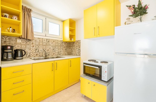 Stegna Apartment | Studio Apartment 'Solymar Prive Sea View 1' with Sea View, Wi-Fi and Air Conditioning