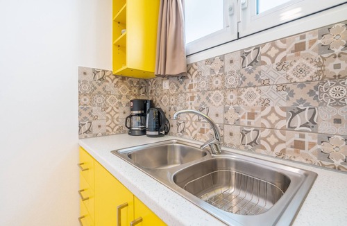 Stegna Apartment | Studio Apartment 'Solymar Prive Sea View 1' with Sea View, Wi-Fi and Air Conditioning