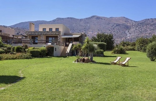 Elounda Villa | Stunning Crete Villa | Elounda Seafront Villa | private heated pool & Sea View