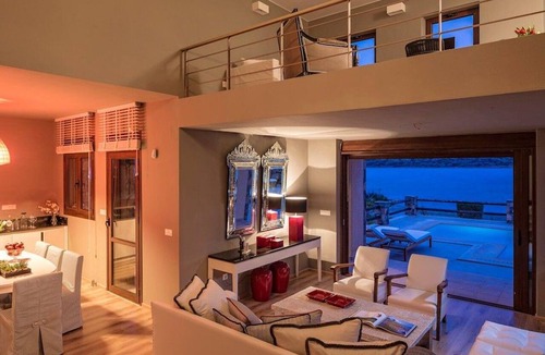 Elounda Villa | Stunning Crete Villa | Elounda Seafront Villa | private heated pool & Sea View