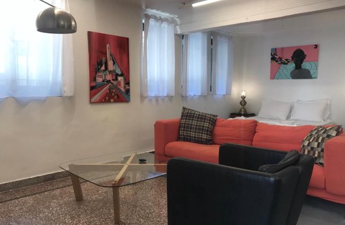 Psirri Apartment | Stylish, Basement Studio with Roof Garden Access - EP9B