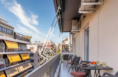 Kallithea Apartment | Sunlit Balcony | Family APT | Whirpool & Netflix